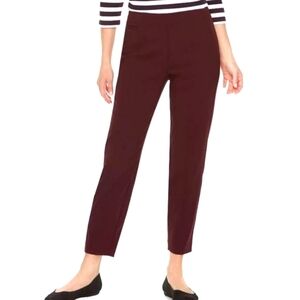 Croft & Barrow Pull on Stretch pants Maroon Size 16